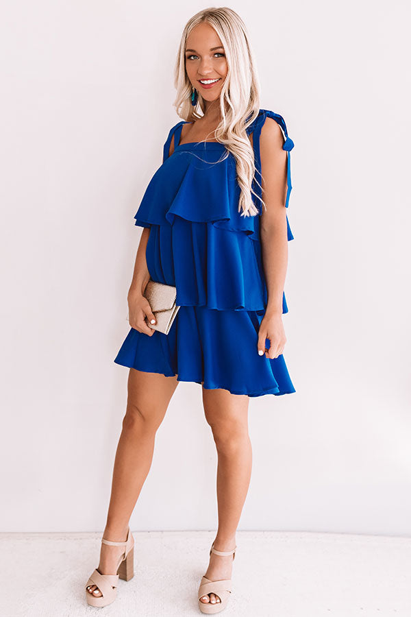royal blue summer dress